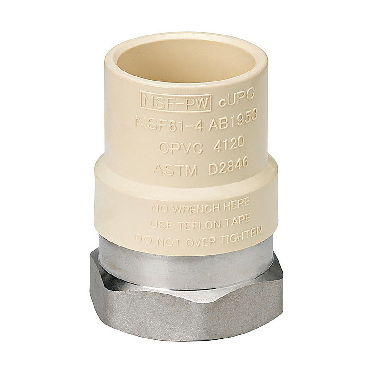 Homewerks 541-12-12-B Schedule 40 1/2 in. Slip x 1/2 in. Dia. FPT CPVC Transition Adapter