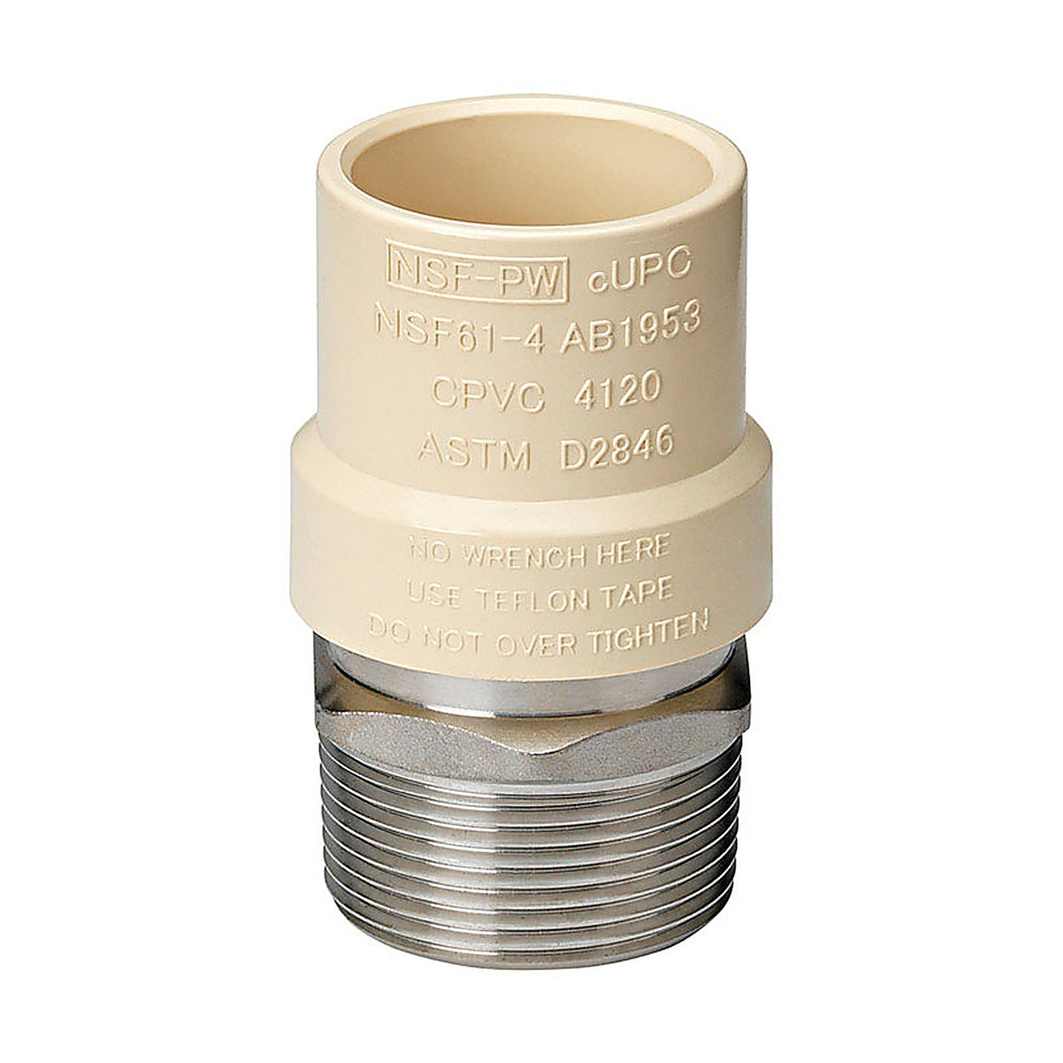 Homewerks 542-34-34-B Schedule 40 3/4 in. Slip x 3/4 in. Dia. MPT CPVC Transition Adapter