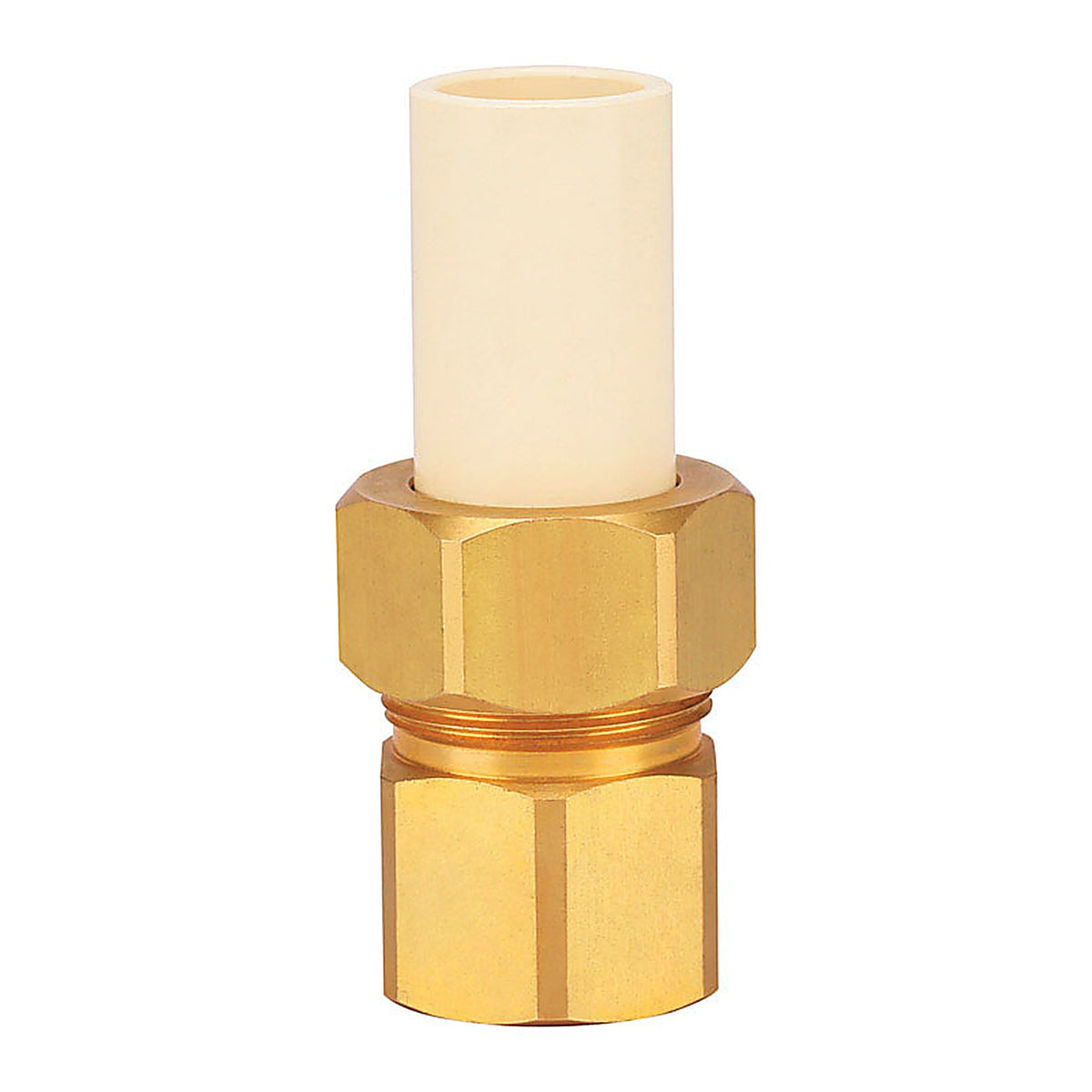 Homewerks 545-34-34-B Schedule 40 3/4 in. Compression x 3/4 in. Dia. FPT CPVC/Brass Adapter Coupling