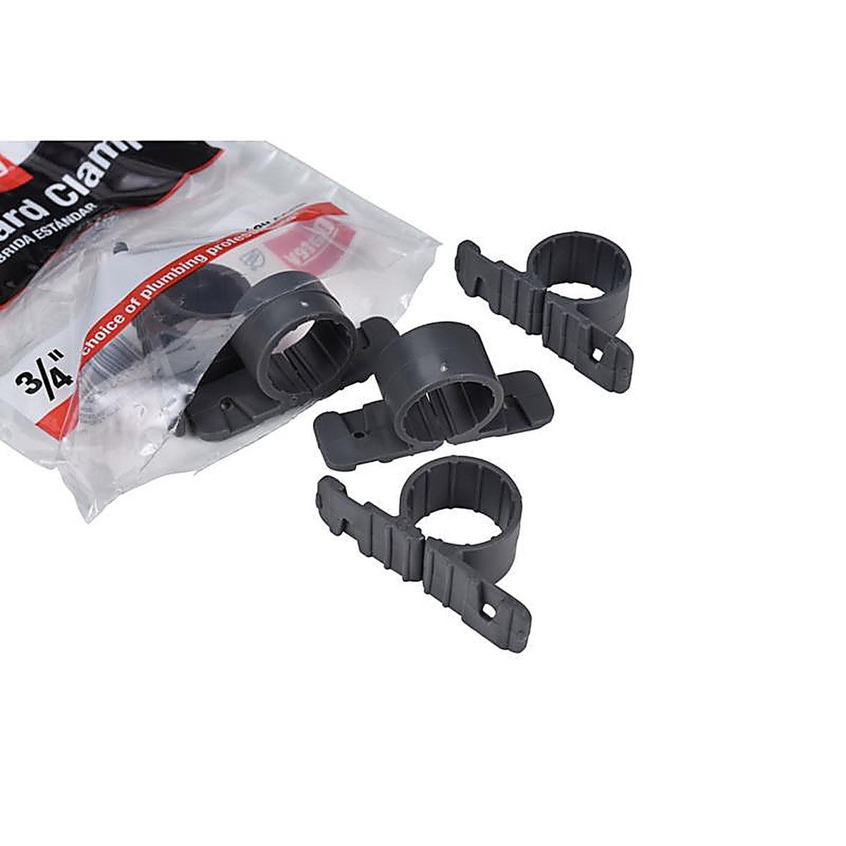 Oatey - 33917 - 3/4 In. Gray Polypropylene Pipe Clamps