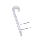 Oatey - 33764 - 1/2 In. to 4 In. In. 4 Ft. White Abs Cts J-Hook