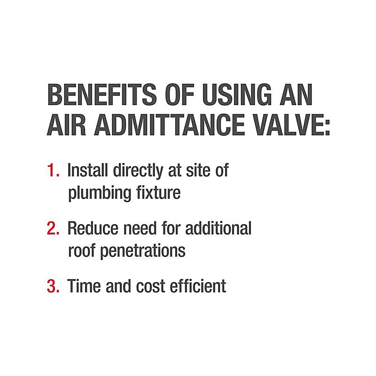 Oatey - 39226 - Sure-Vent 1-1/2 In. PVC Air Admittance Valve