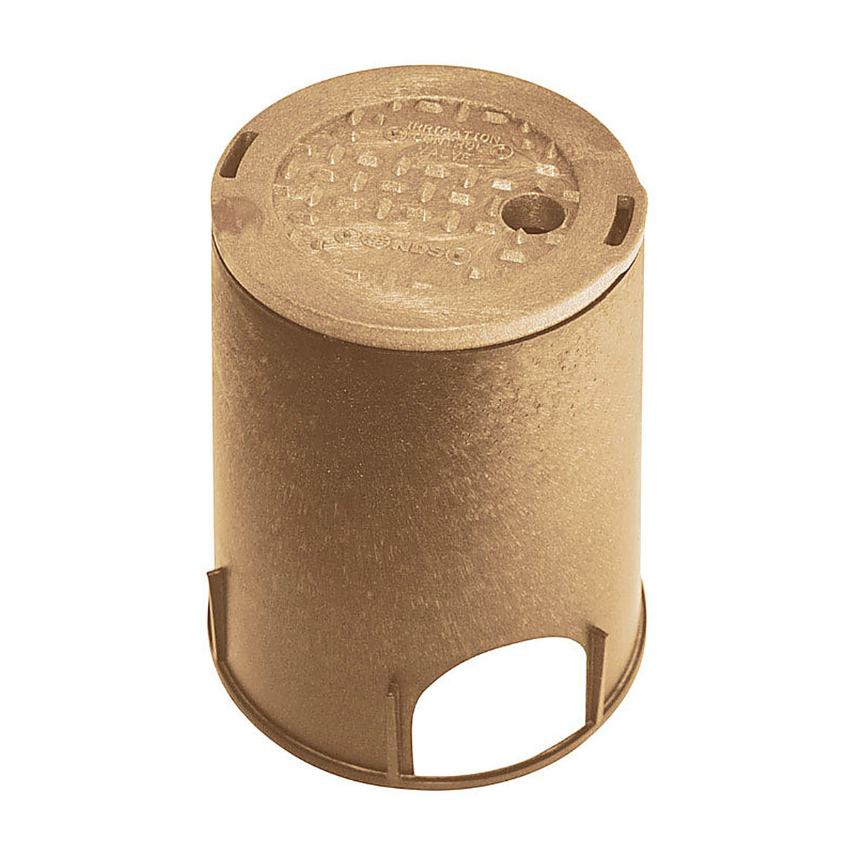NDS 107BCSAND Round Valve Box with Overlapping Cover