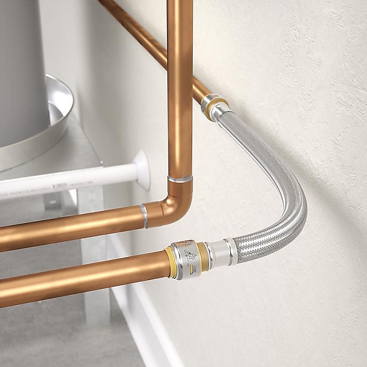 Sharkbite - UR3016FX18 - 3/4 In. Ptc X 3/4 In. D Ptc 18 In. Stainless Steel Supply Line