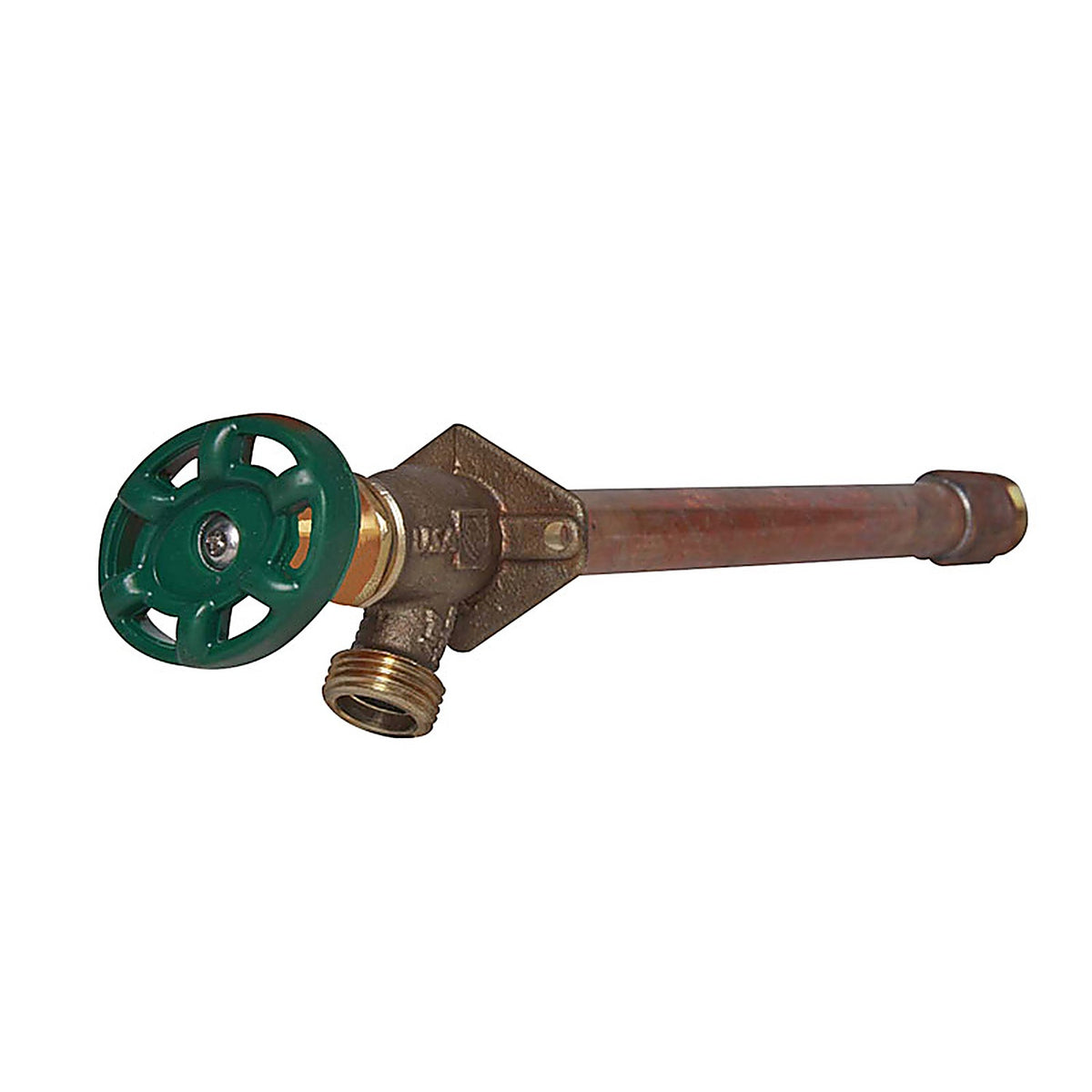 Arrowhead - 466-08QTLF - Arrow-Breaker 1/2 In. MPT X 1/2 In. Copper Sweat Anti-Siphon Brass Wall Hydrant