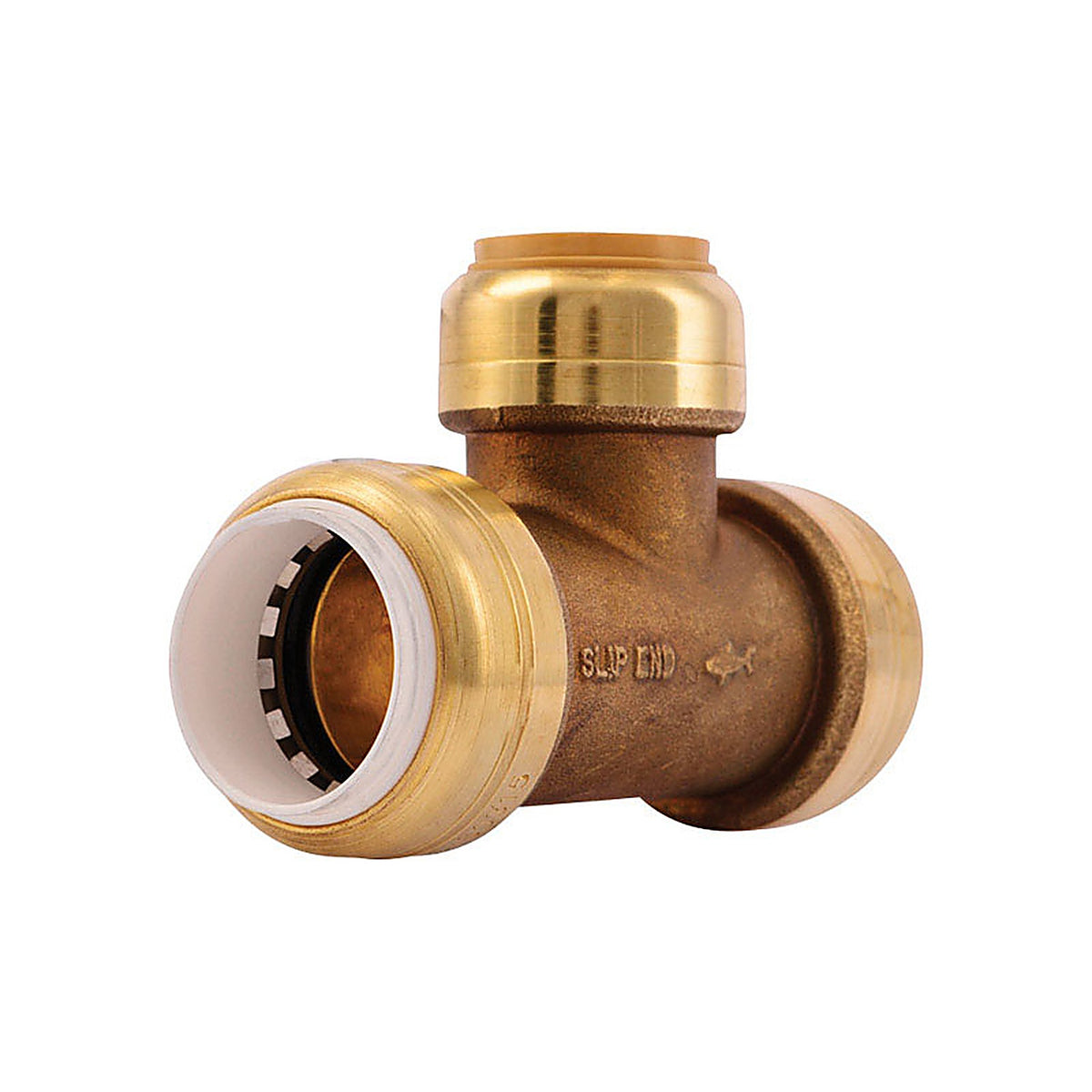 Sharkbite - UIP372A - Push to Connect 3/4 In. IPS X 3/4 In. D Cts Brass Slip Tee