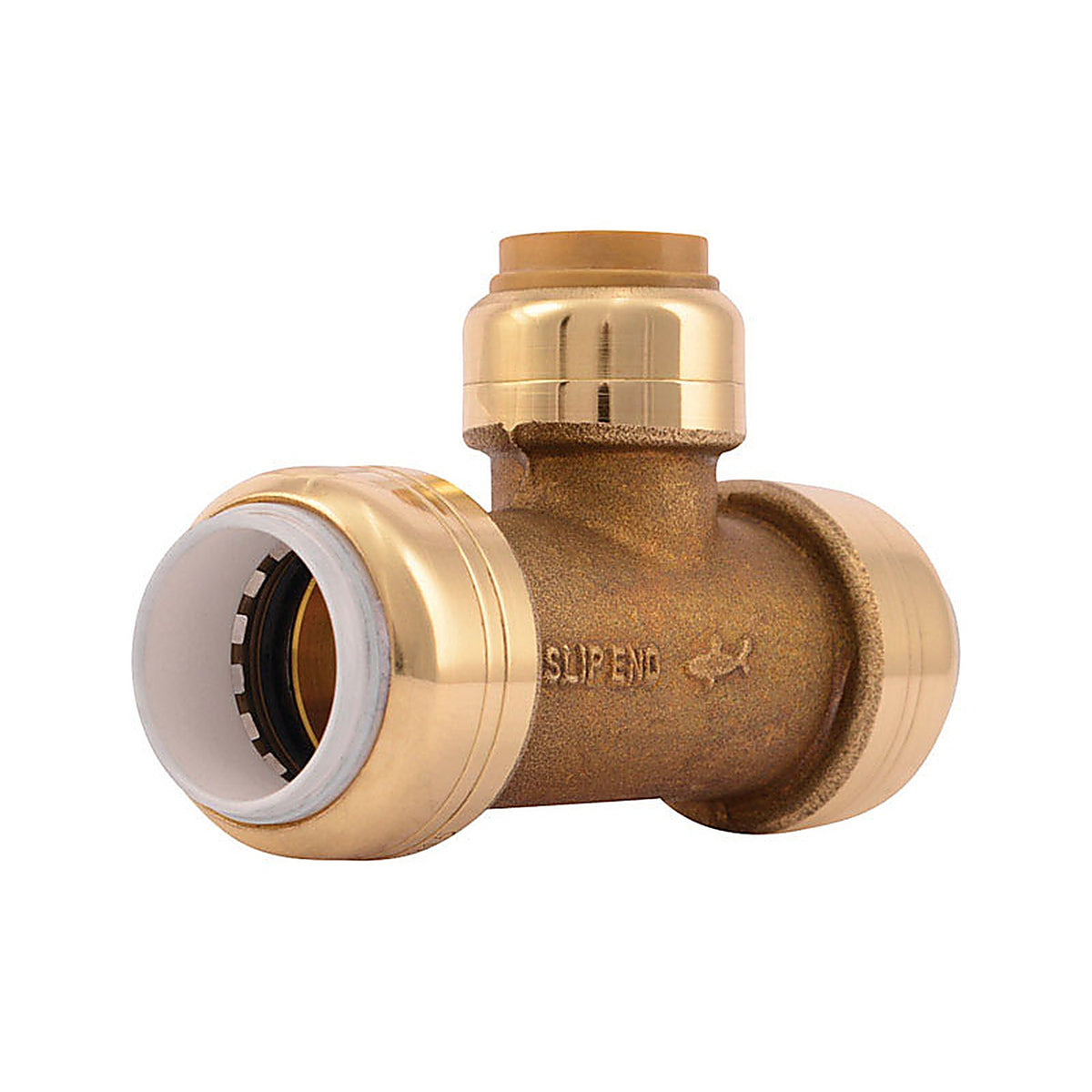 Sharkbite - UIP364A - Push to Connect 1/2 In. IPS X 1/2 In. D IPS Brass Slip Tee