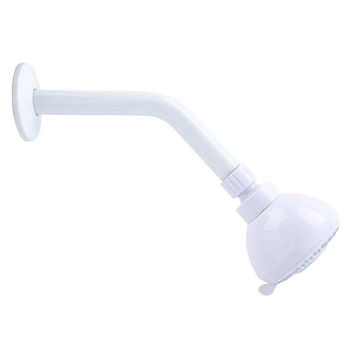 OakBrook 520A3335WT-WS White PVC 3 settings Wallmount Showerhead 1.8 gal.