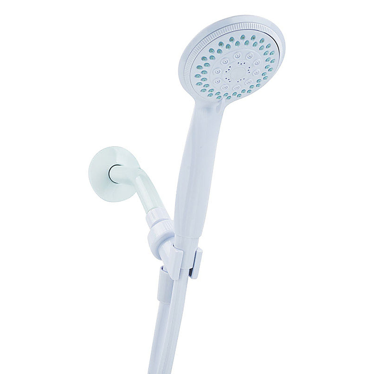 OakBrook 520A5147WT-WS White PVC 5 settings Handheld Showerhead 1.8 gal.