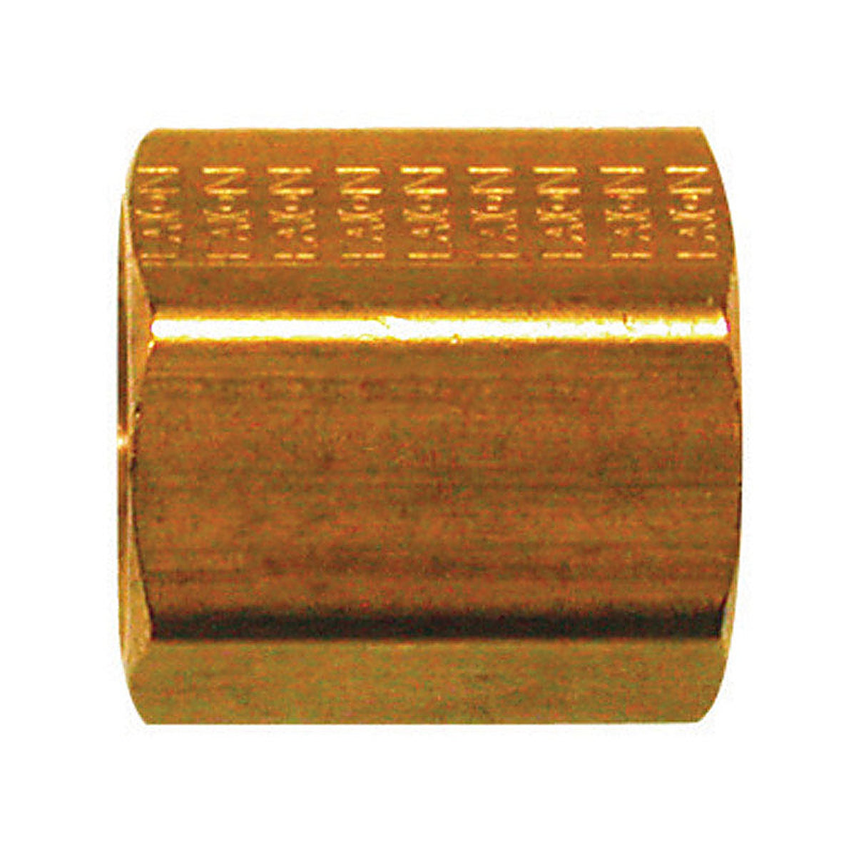 JMF 47058 3/16 in. Flare x 3/16 in. Dia. Flare Yellow Brass Inverted Union