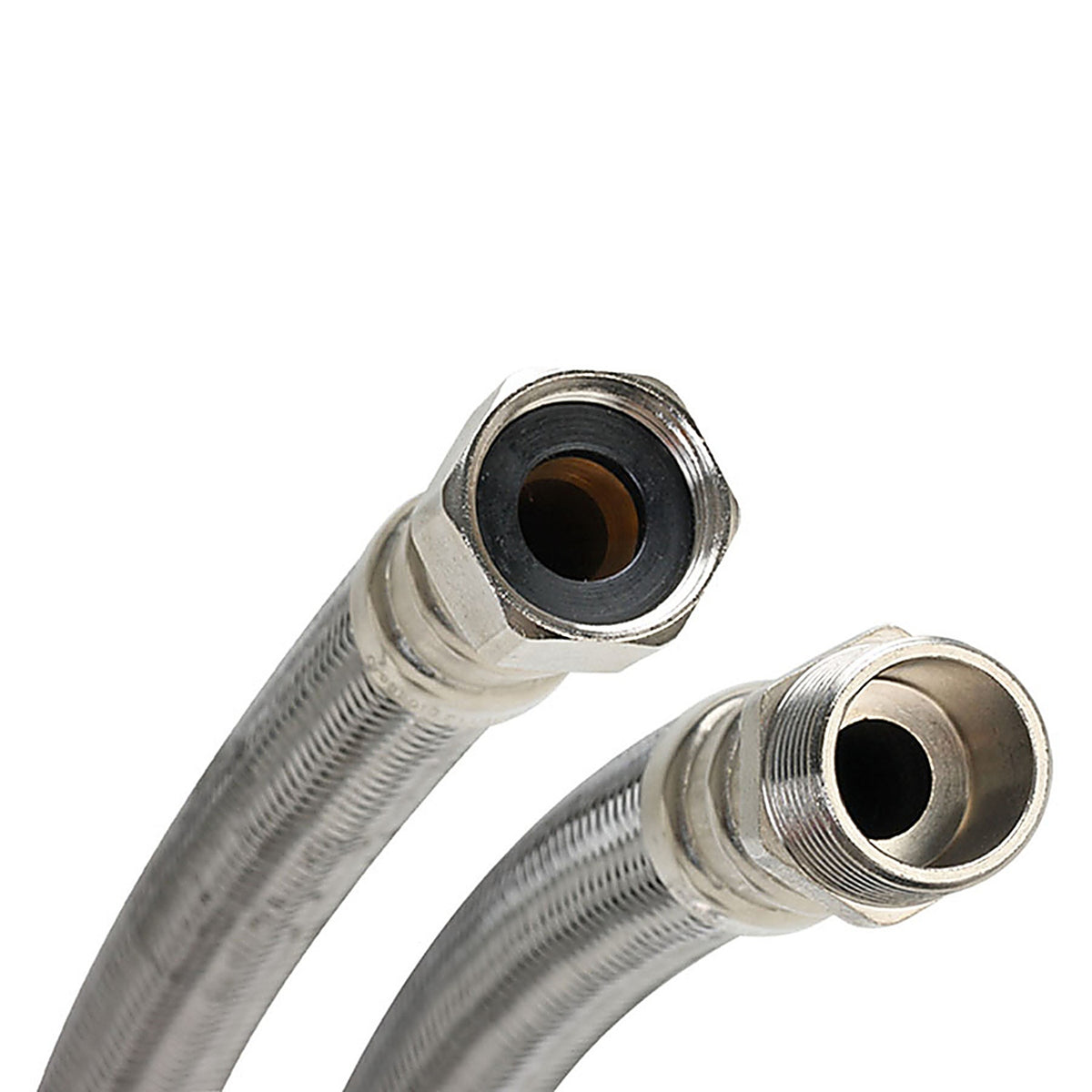 Fluidmaster - B3H18 - 3/4 In. MIP X 3/4 In. D Fip 18 In. Braided Stainless Steel Water Heater Supply Line