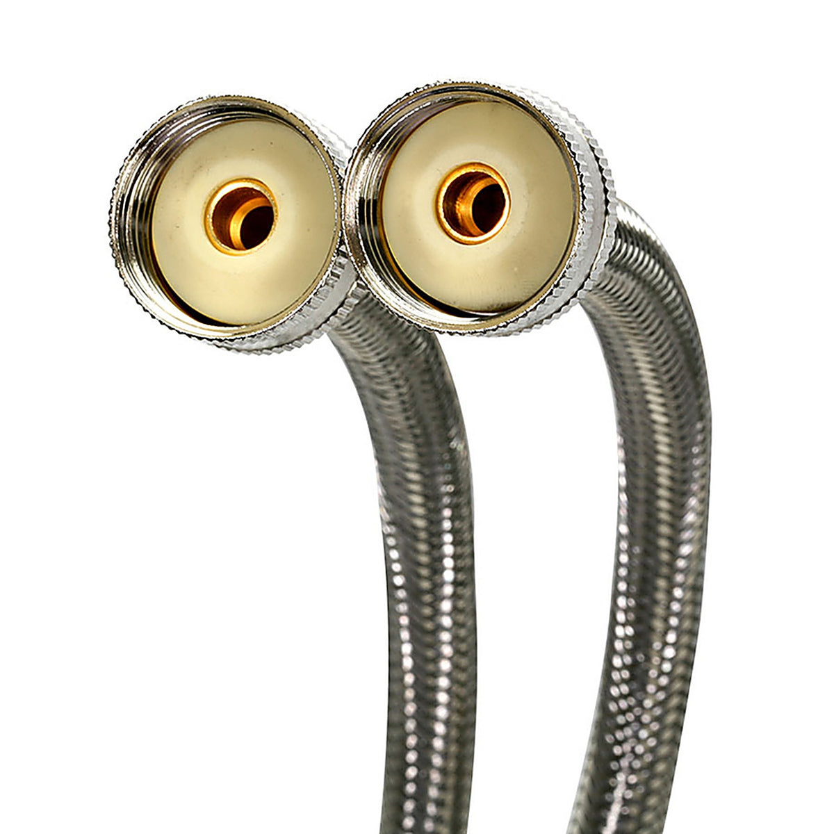 Fluidmaster - 9WM60P2 - 3/4 In. Hose Thread X 3/4 In. D Hose Thread 60 In. Stainless Steel Washing Machine Suppl