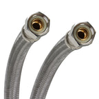 Fluidmaster - 6W48 - 3/8 In. Compression X 3/8 In. D Compression 48 In. Stainless Steel Dishwasher Supply Lin