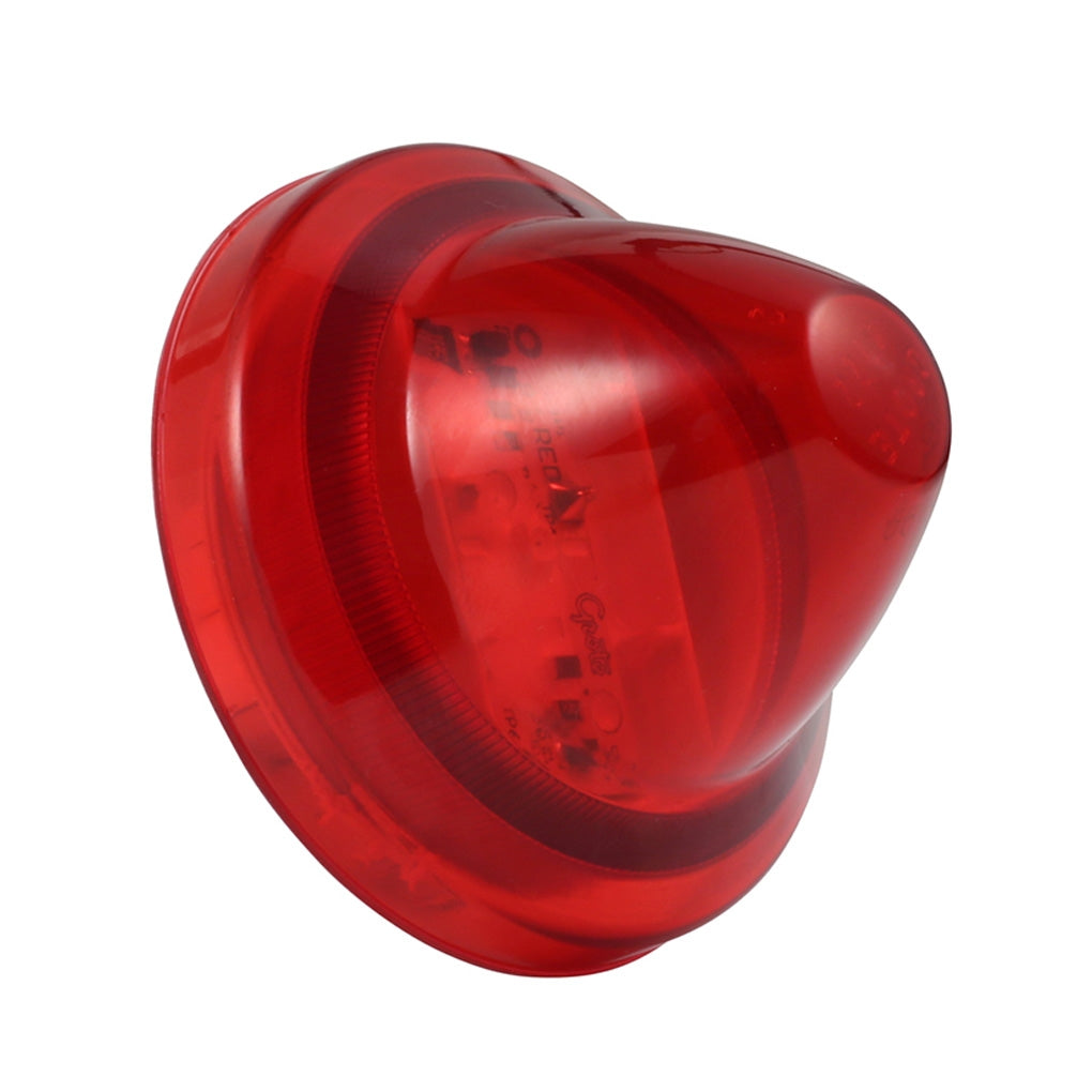 Grote 47222 CLR/MKR Lamp, 2.5in. , Red, Supernova Led, Beehive
