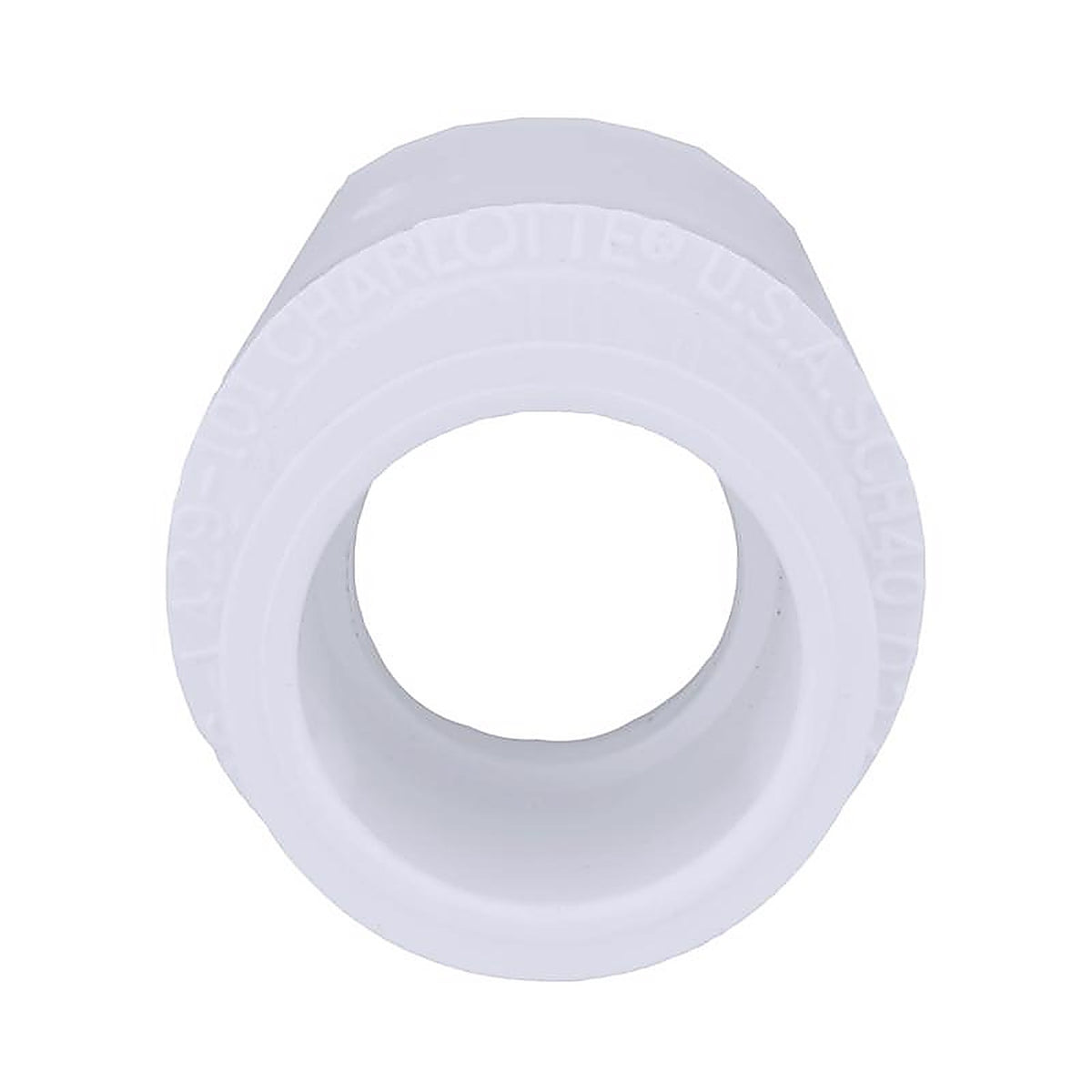 Charlotte Pipe PVC021003400 Schedule 40 3/4 in. Slip x 1/2 in. Dia. Slip PVC Coupling