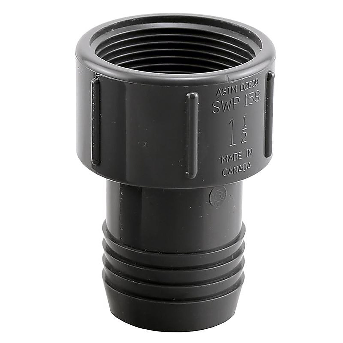 Boshart Industries UPVCFA-15 Schedule 80 1-1/2 in. Insert in. X 1-1/2 in. D FPT Polypropylene Female Adapter 5