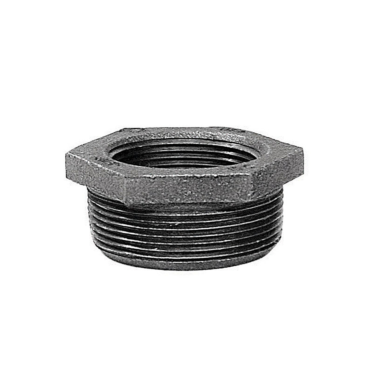 Anvil 8700129458 1-1/4 in. MPT x 3/4 in. Dia. FPT Black Malleable Iron Hex Bushing