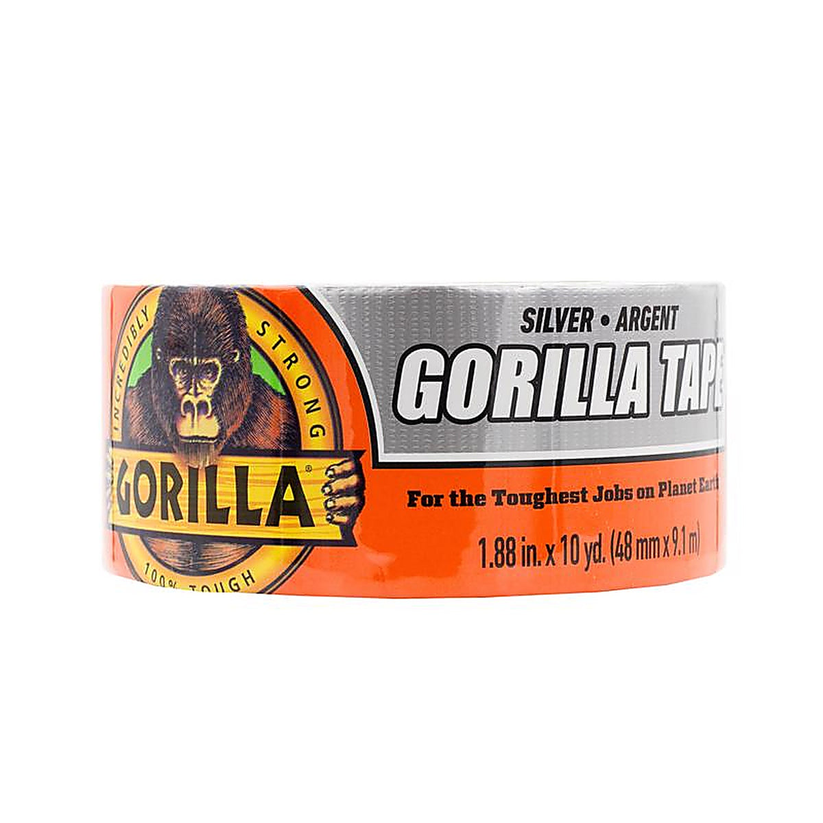 Gorilla - 105463 - 1.88 in. W X 10 yd L Silver Duct Tape