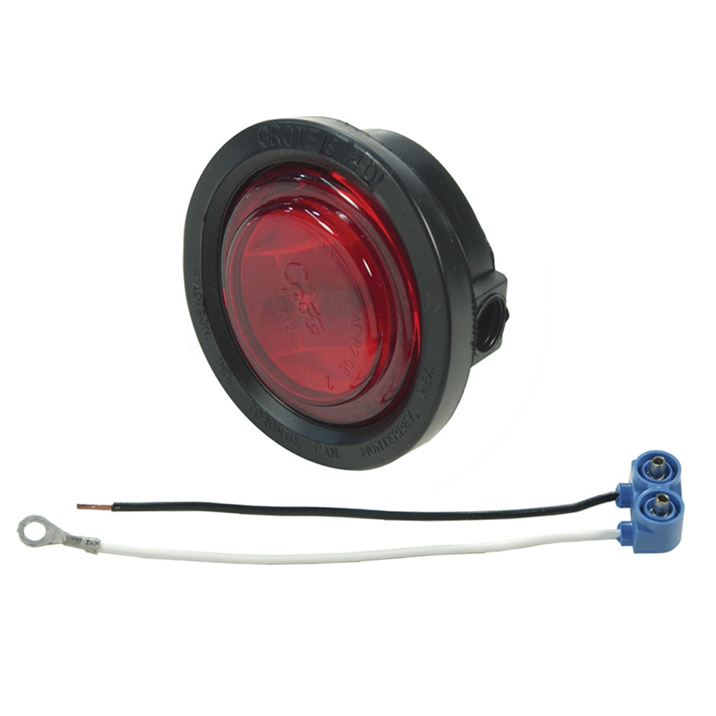 Grote 47472 CLR/MKR Lamp, 2.5in. , Red, Supernova LED Kit (47122+91400+67001)