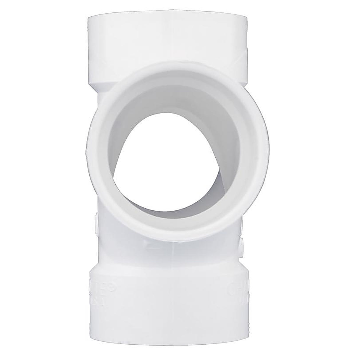 Charlotte Pipe PVC004281000 Schedule 40 3 in. Hub x 3 in. Dia. Hub PVC Sanitary Tee