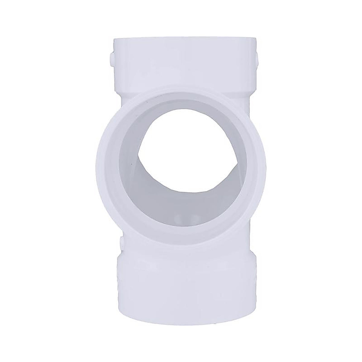 Charlotte Pipe PVC004281200 Schedule 40 4 in. Hub x 4 in. Dia. Hub PVC Sanitary Tee