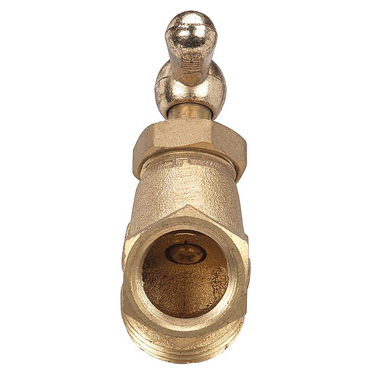 Homewerks VHNSTDB3 1/2 in. FIP X 3/4 in. MHT Brass No-Kink Hose Bibb
