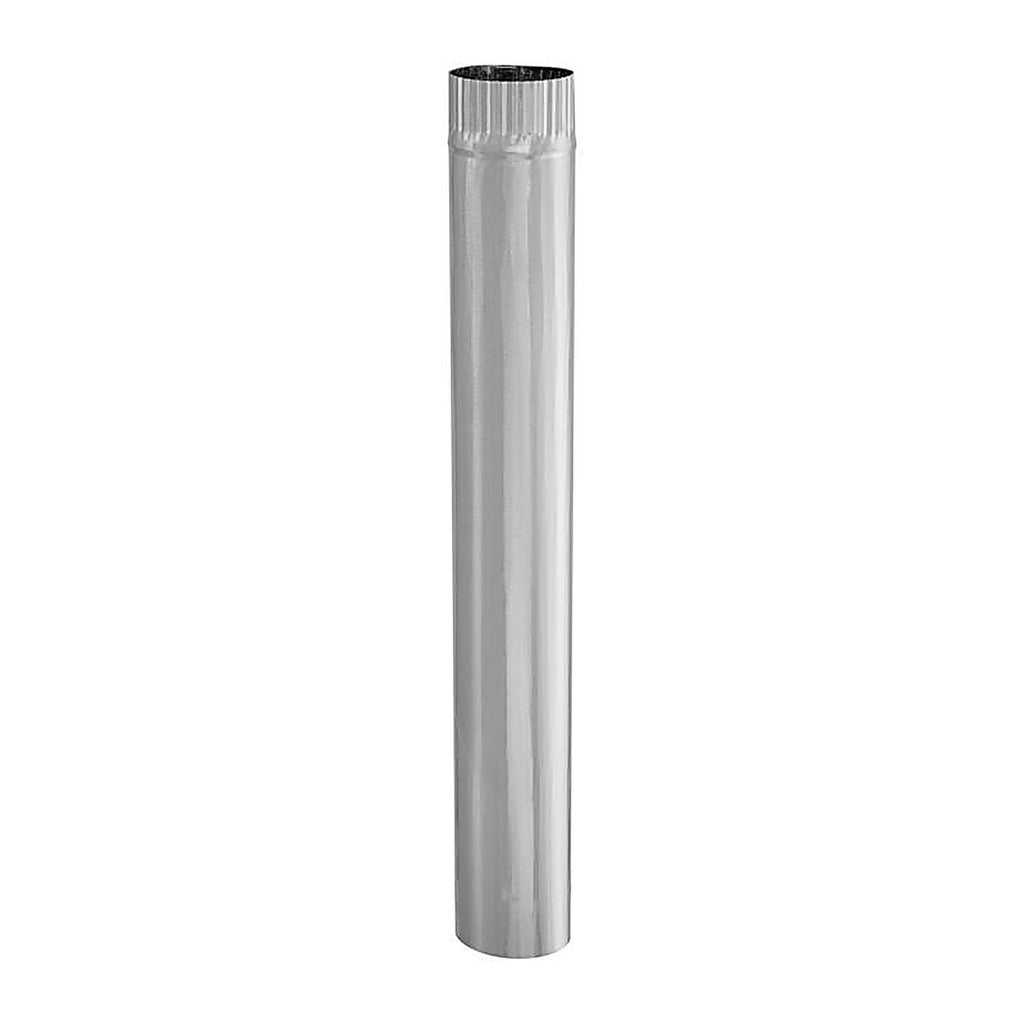 Imperial GV0346 3 in. Dia. x 24 in. L Galvanized Steel Furnace Pipe