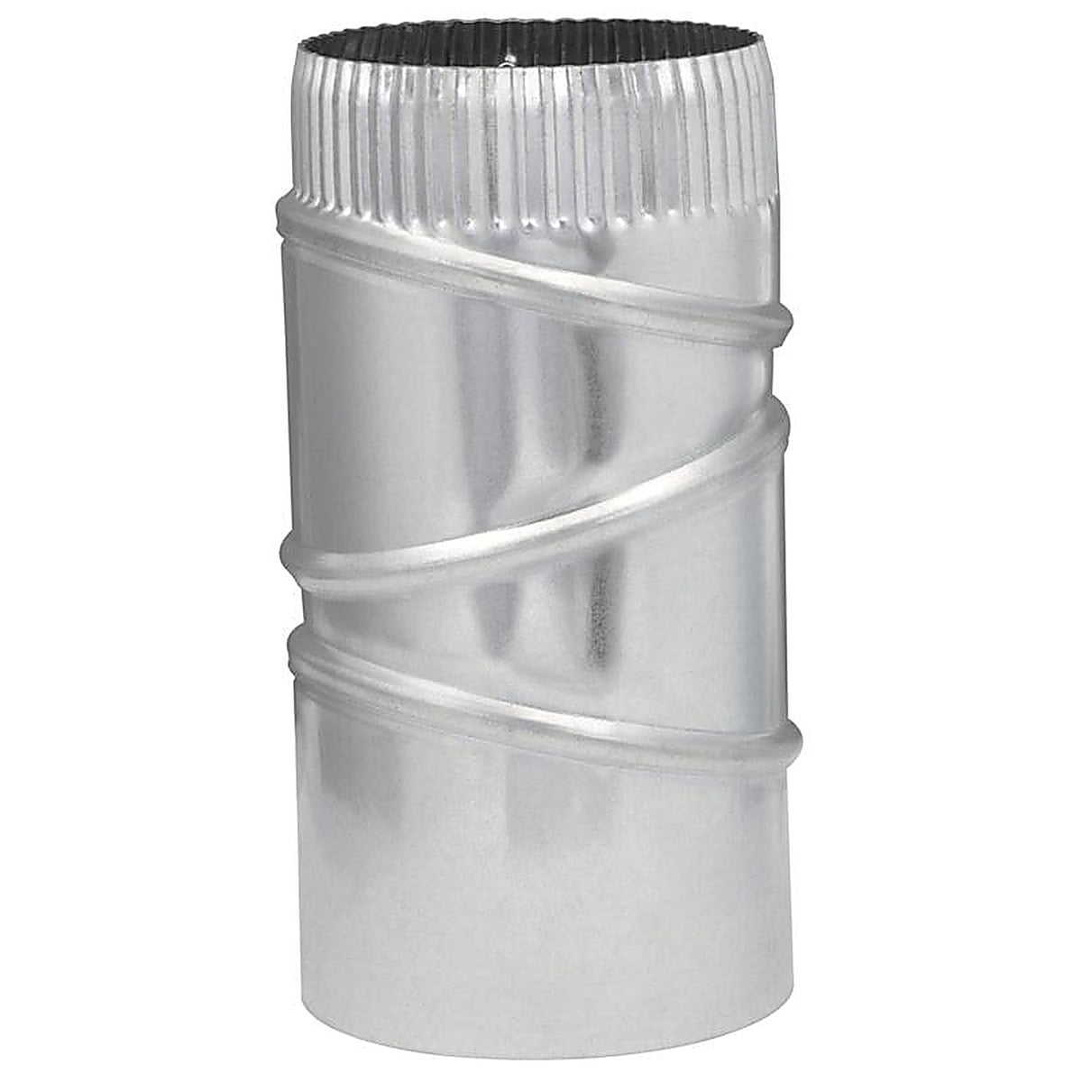 Imperial GV0286-C 4 in. Dia. x 4 in. Dia. Adjustable 90 deg. Galvanized Steel Furnace Pipe Elbow