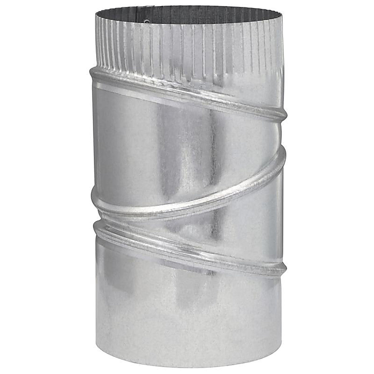Imperial GV0291-C 5 in. Dia. x 5 in. Dia. Adjustable 90 deg. Galvanized Steel Furnace Pipe Elbow