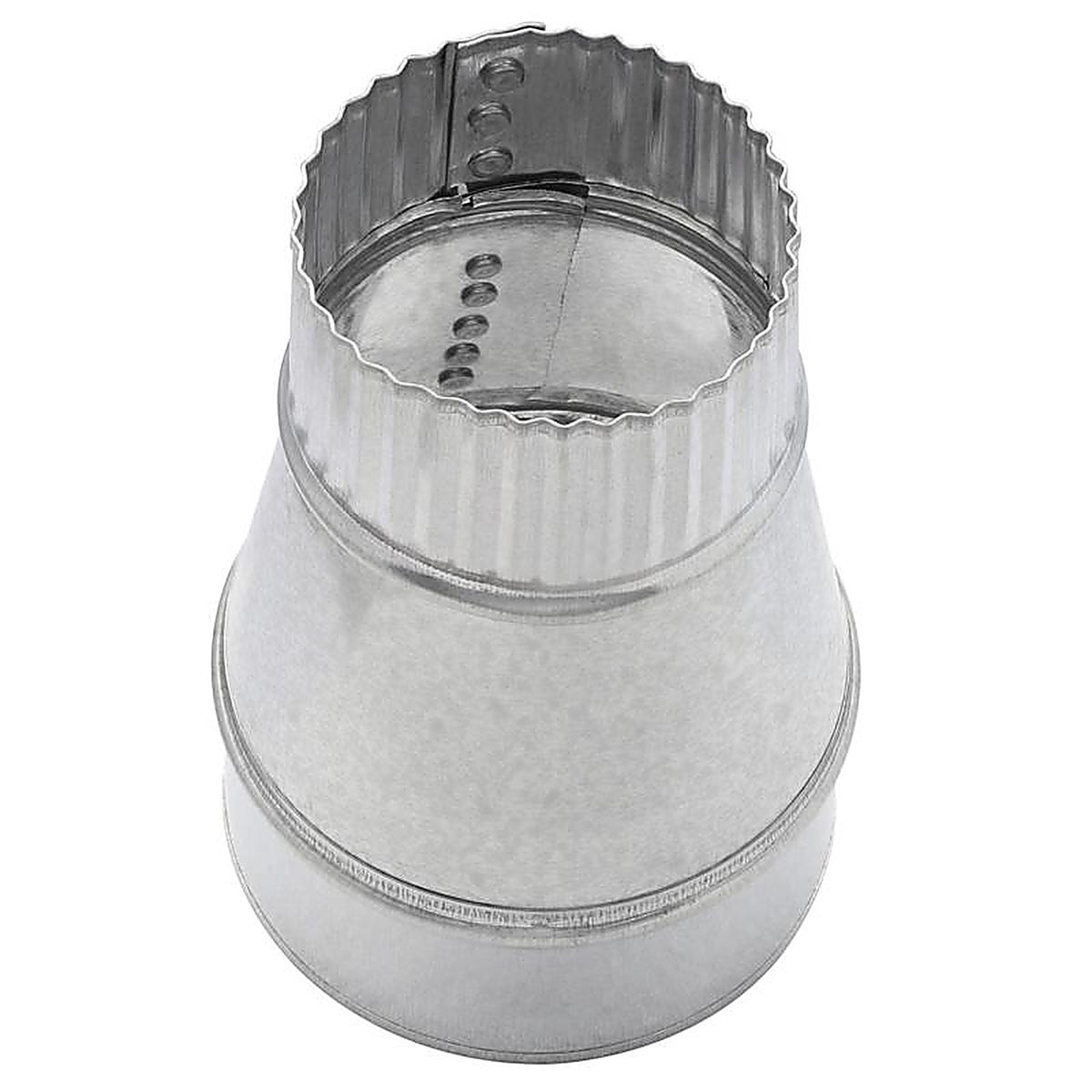 Imperial GV0808-A 4 in. Dia. x 3 in. Dia. Galvanized Steel Furnace Pipe Reducer