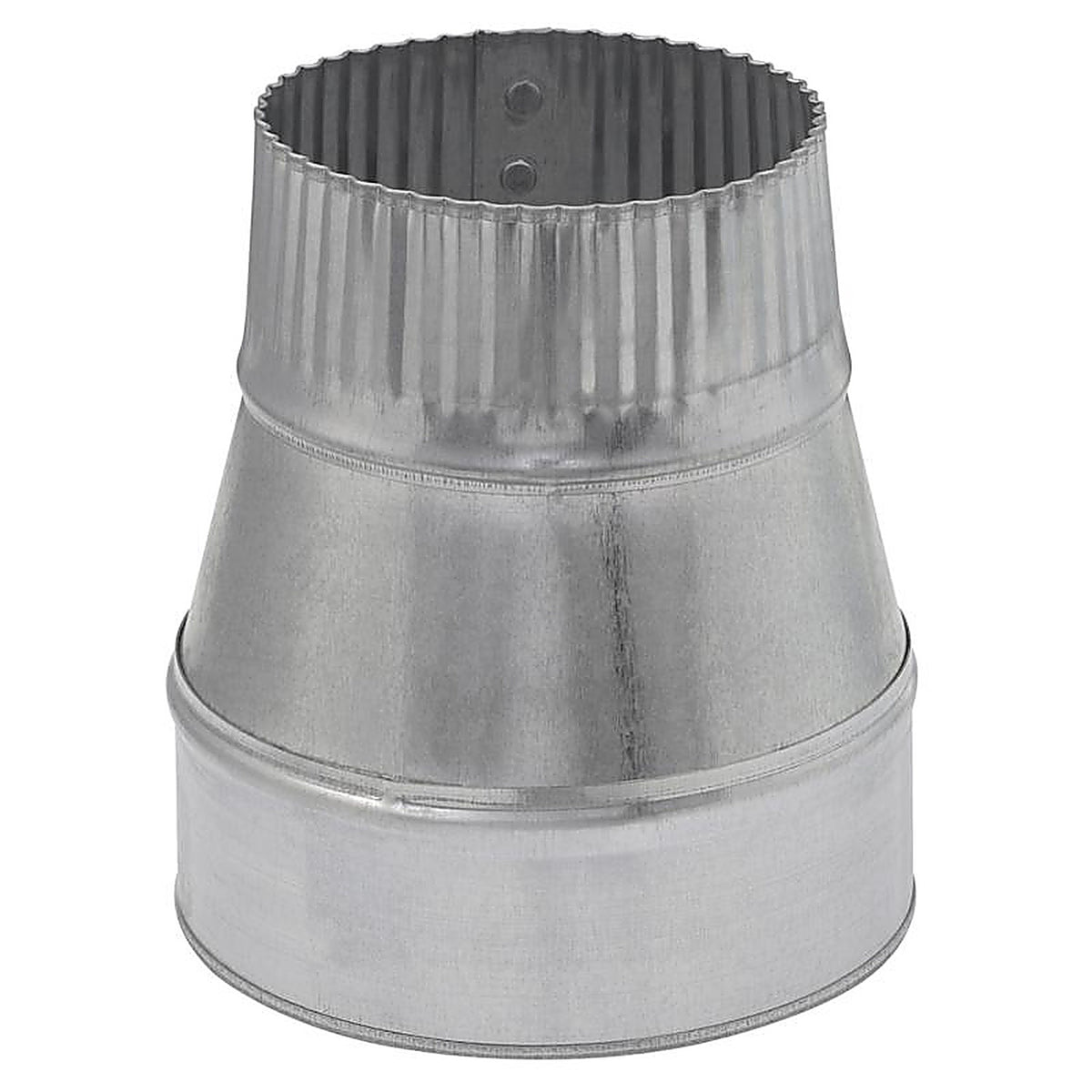 Imperial GV1416 5 in. Dia. x 4 in. Dia. Galvanized Steel Furnace Pipe Reducer