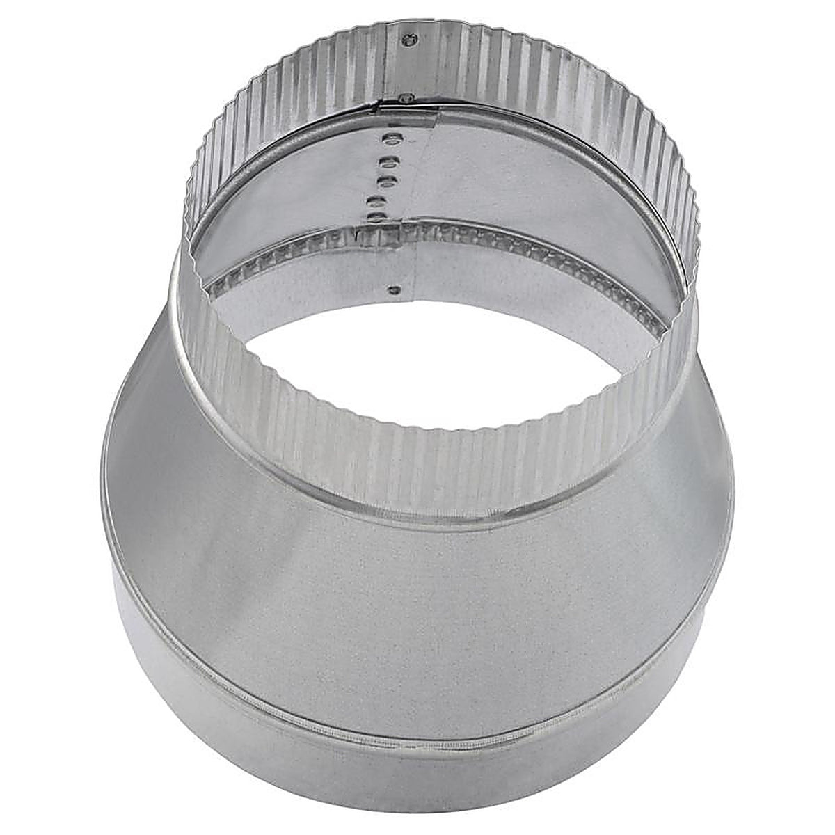 Imperial GV1351 8 in. Dia. x 6 in. Dia. Galvanized Steel Furnace Pipe Reducer