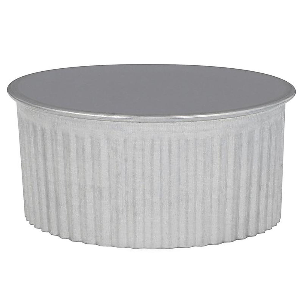 Imperial GV0733 4 in. Dia. Galvanized steel Crimped Pipe End Cap
