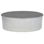 Imperial - GV0734 - 5 In. D Galvanized Steel Crimped Pipe End Cap