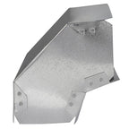 Imperial - GV0060-C - 3-1/4 In. D X 3-1/4 In. D 90 Deg Galvanized Steel Wall Stack Elbow