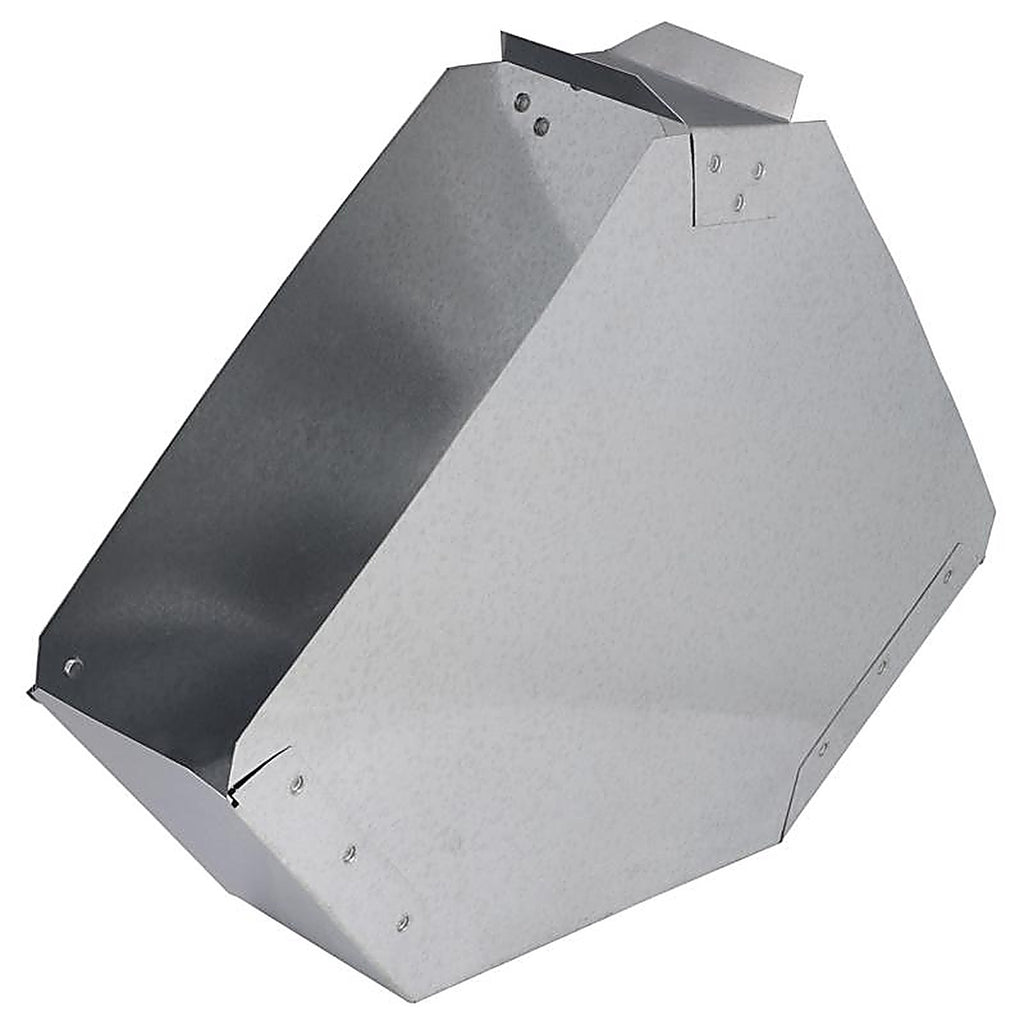 Imperial - GV0092-C - 3-1/4 In. D X 3-1/4 In. D 90 Deg Galvanized Steel Wall Stack Elbow