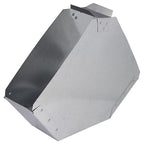 Imperial - GV0092-C - 3-1/4 In. D X 3-1/4 In. D 90 Deg Galvanized Steel Wall Stack Elbow