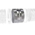 Imperial FX0457 Adjustable Galvanized Steel Duct Adapter