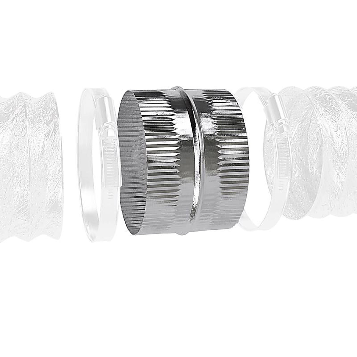 Imperial FX0225 Adjustable Galvanized Steel Duct Adapter