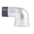 STZ Industries 311UPSE90-12 1/2 in. FIP each X 1/2 in. D MIP Galvanized Malleable Iron 90 Degree Street Elbow