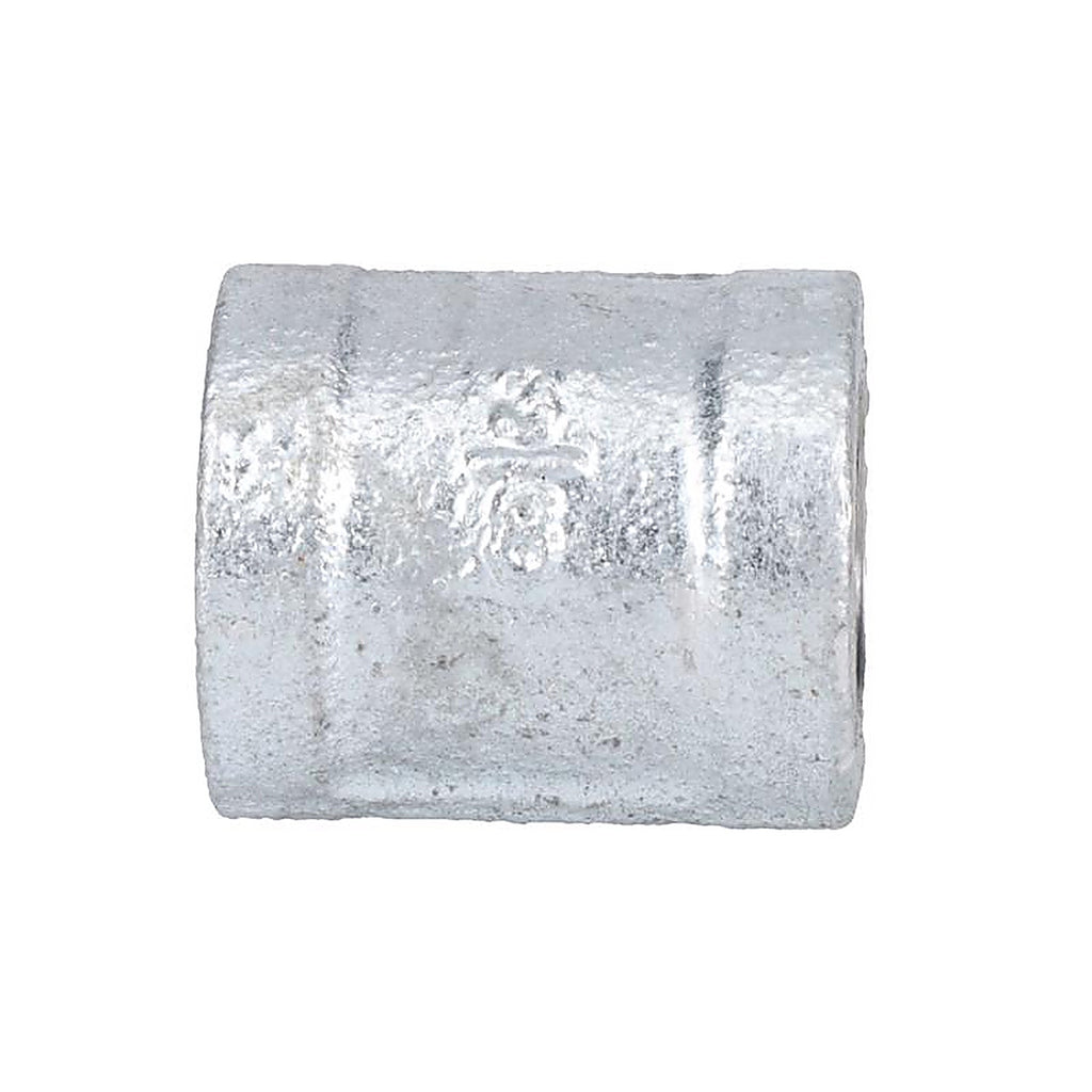 STZ Industries 311UPCO-38 3/8 in. FIP each X 3/8 in. D FIP Galvanized Malleable Iron Coupling