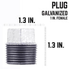 STZ Industries 311UPP-1 1 in. MIP each Galvanized Malleable Iron Plug