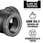 STZ Industries 310UPP-34 3/4 in. MIP each Black Malleable Iron Plug