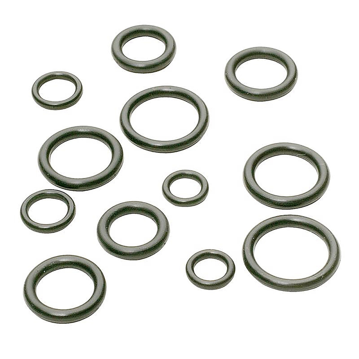 Keeney - PP810-1 - 1/2 In. D Rubber O-Ring Kit 12 Pack