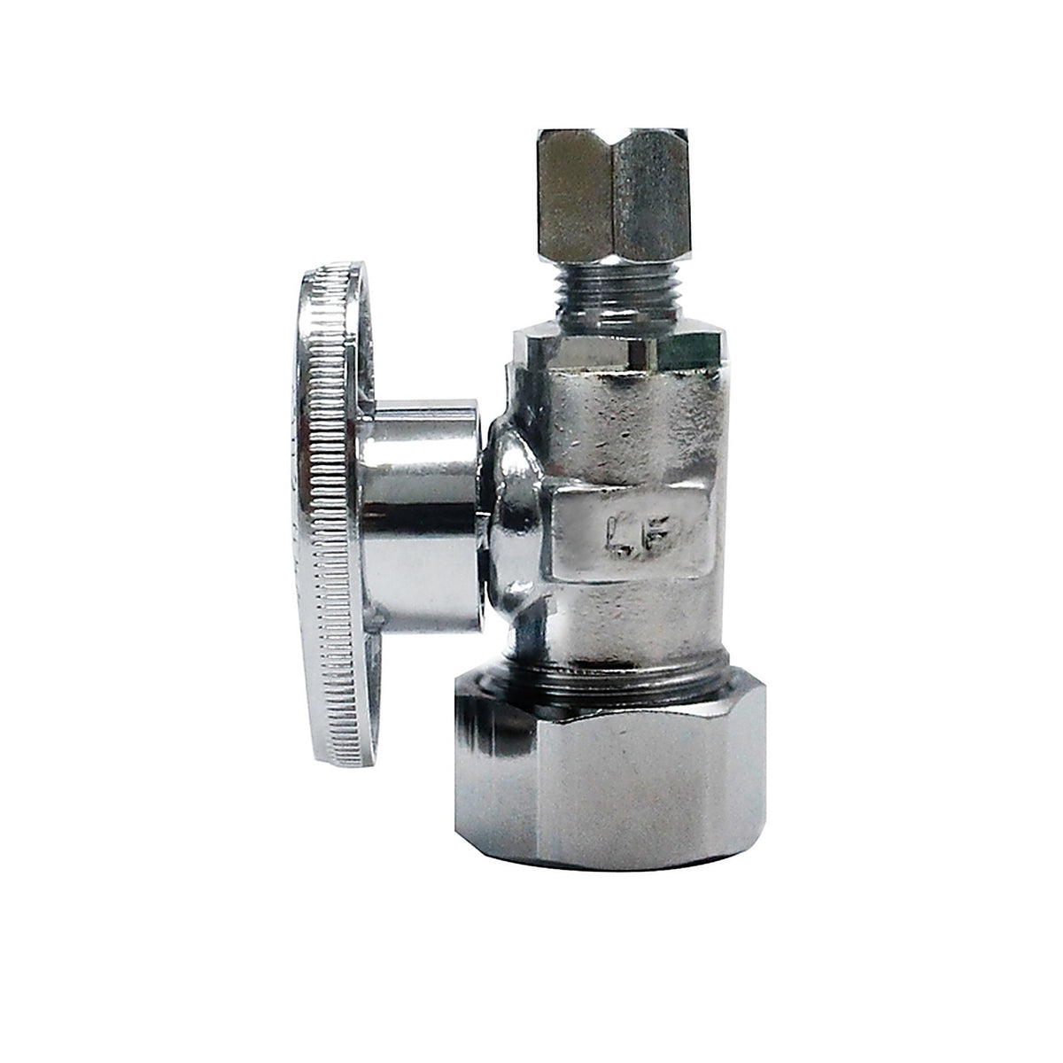 Keeney 2636PCLF 5/8 in. Comp x 1/4 in. Compression Brass Straight Valve