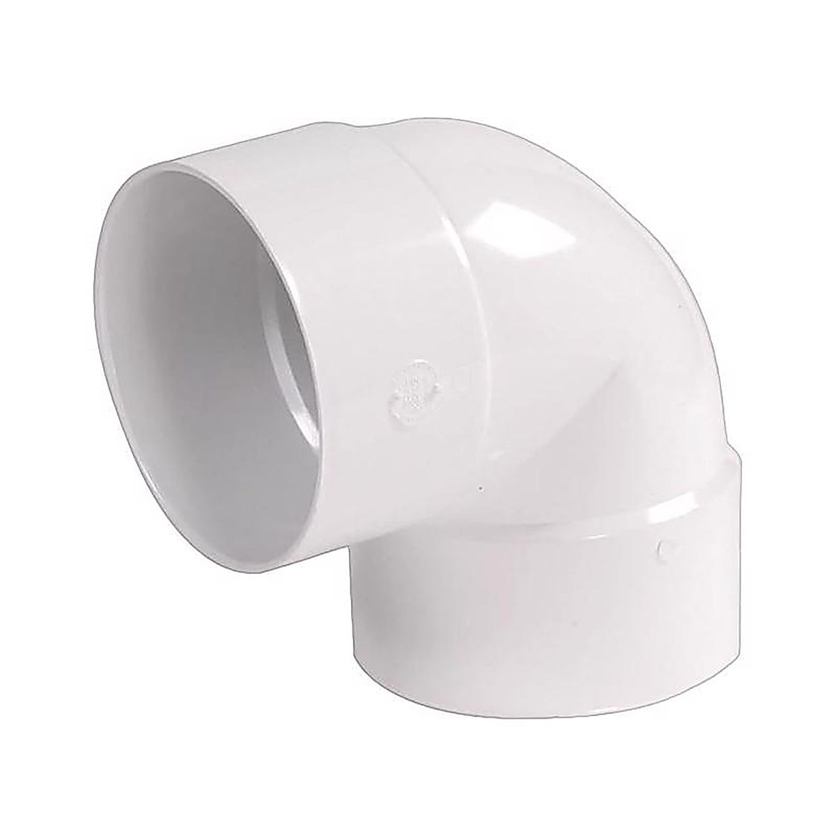 NDS 6P02 Schedule 35 6 in. Hub each X 6 in. D Hub PVC Elbow
