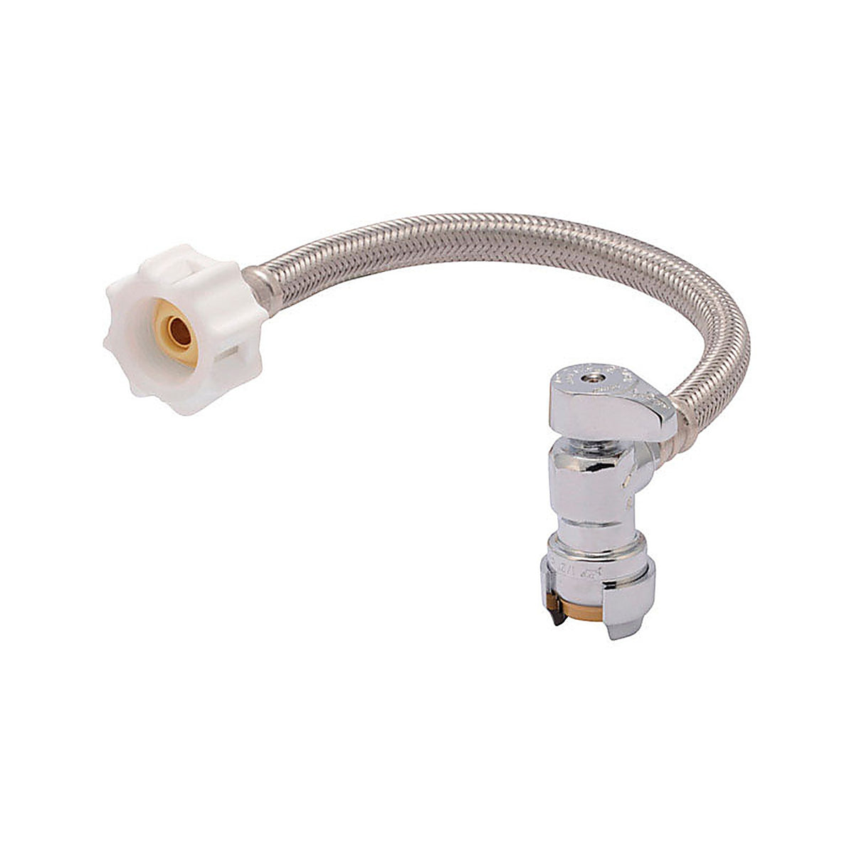 SharkBite 24656Z 1/2 in. PTC x 7/8 in. Brass Quarter Turn Angle Stop Valve