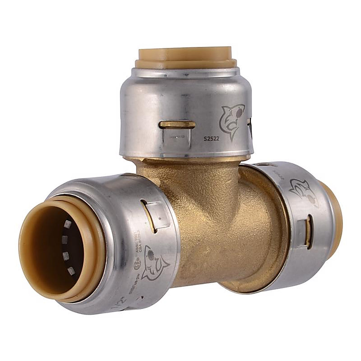 SharkBite U362LFA4 Push to Connect 1/2 in. 1/2 in. Dia. Tee
