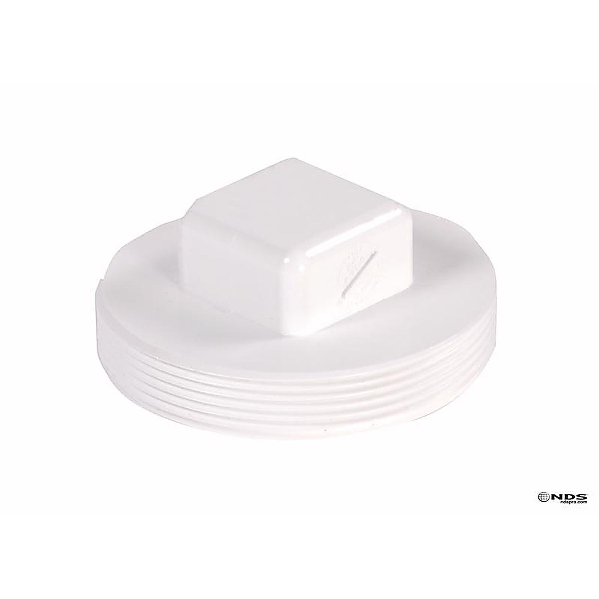 NDS - 61P8 - 6 In. MPT Each X 6 In. D MPT PVC Plug 1 Pack
