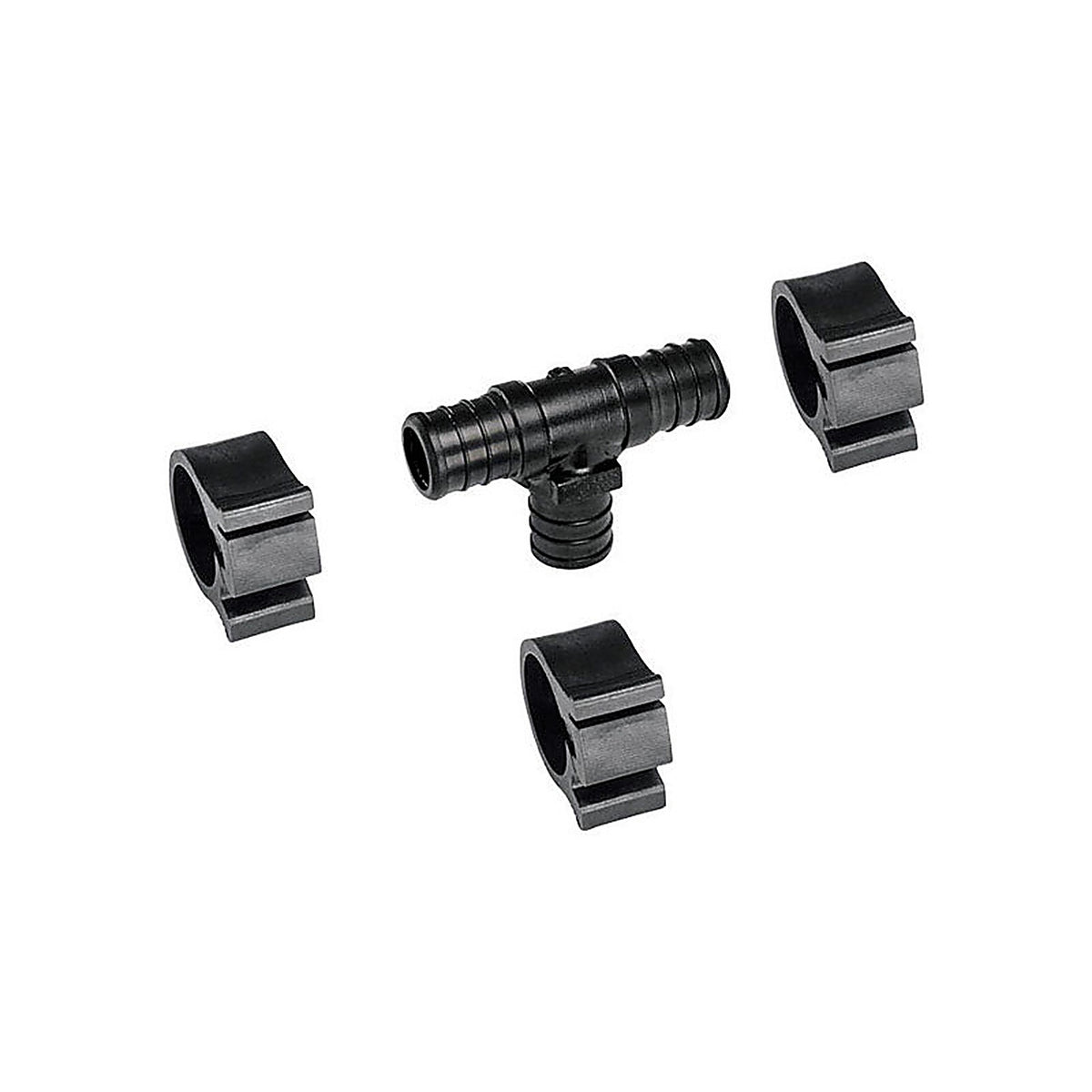 Flair-It 30827 PEXLock 3/4 in. PEX x 3/4 in. Dia. PEX Tee with Clamps